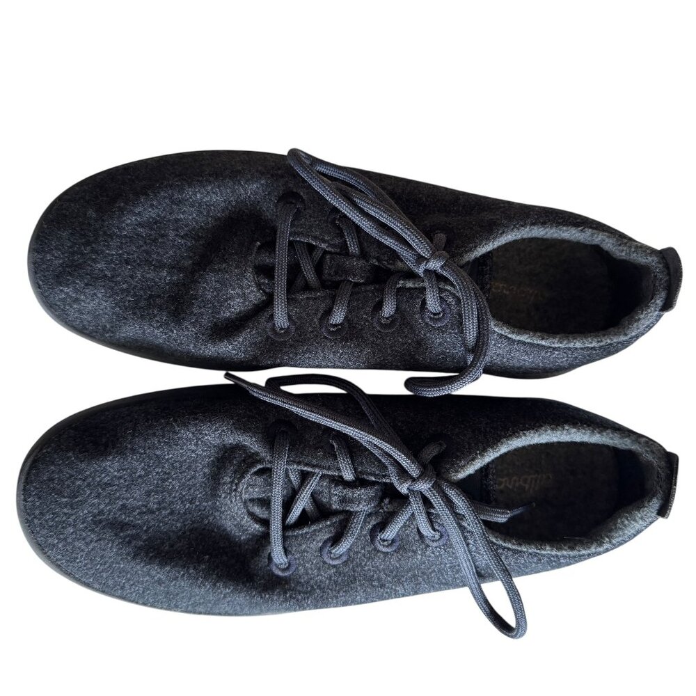 Allbirds Wool Runners Sneakers Blue/ Blue Black Sole Size 10 Comfort Lightweight